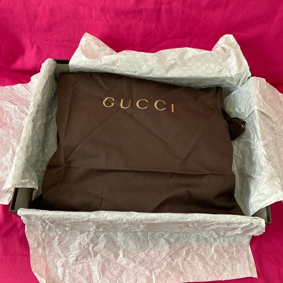 GUCCI black calf leather platform ankle boots - Picture 12 of 15